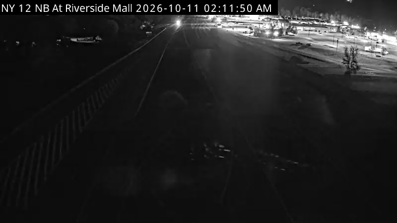 NY-12 & Riverside Mall, Utica traffic camera, Utica, New York