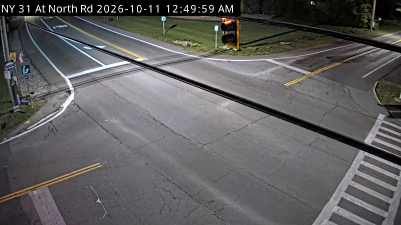 NY-31 & North Rd traffic camera, Bridgeport, New York