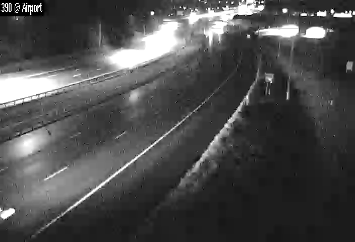 I-390 at ROC Airport Tunnel traffic camera, Monroe County
