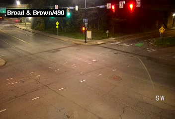 NY-31 & Brown St / Campbell / I-490 traffic camera, Rochester