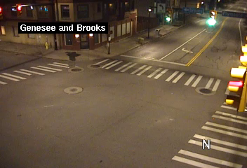 NY-383 & Brooks Ave traffic camera, Rochester