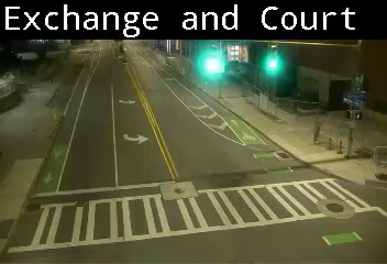 NY-383 & Court St traffic camera, Rochester