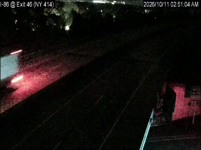 NY-414 & Exit 46 traffic camera, Corning