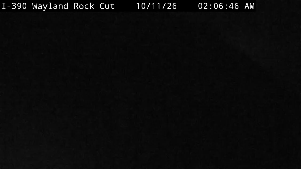 I-390 at Wayland Rock Cut (between Exits 2 & 3) traffic camera, Steuben County