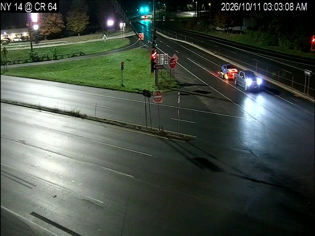 NY-14 & CR 64 traffic camera, Horseheads
