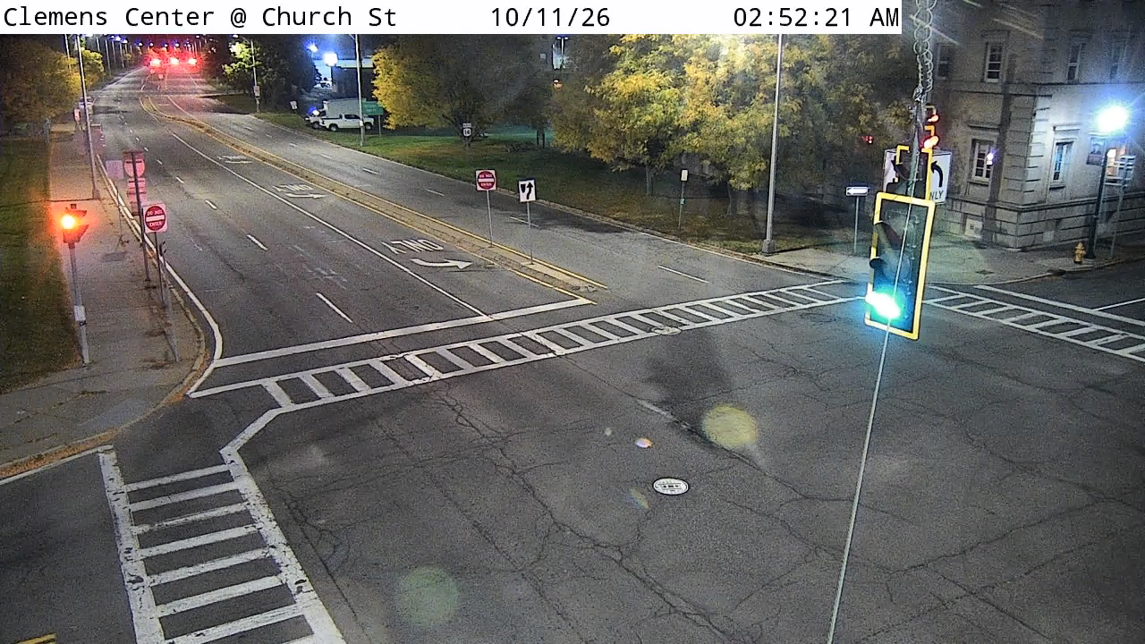 NY-14 & Church St (NY 352) traffic camera, Elmira