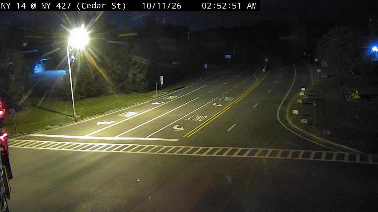 NY-14 & NY 427 (Cedar St) traffic camera, Southport