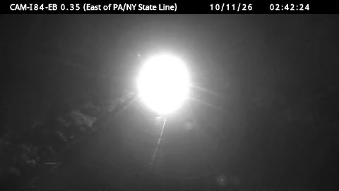 East of PA / NY State Line traffic camera, Orange County