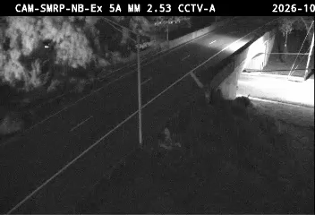 Saw Mill River Pkwy & Exit 5A Palmer Rd A traffic camera, Yonkers, New York