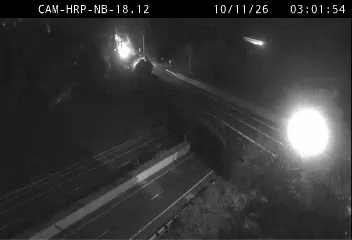 Hutchinson River Pkwy & Exit 29 (N. Ridge St.) traffic camera, Rye Brook, New York