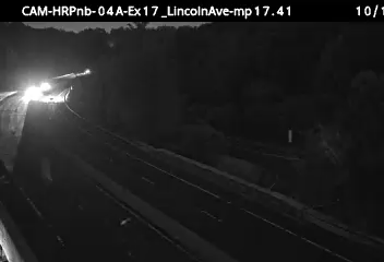 Hutchinson River Pkwy & Exit 17 Lincoln Ave traffic camera, Harrison, New York
