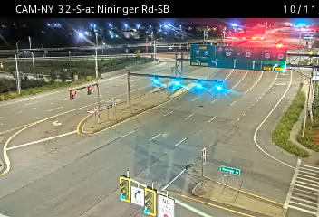 NY-32 & Nininger Rd - SB traffic camera, Woodbury
