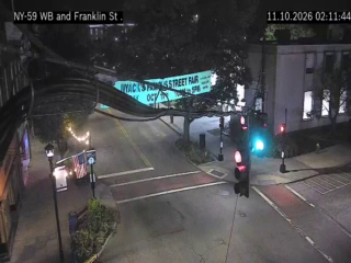 NY-59 & WB North of Franklin St traffic camera, Nyack, New York