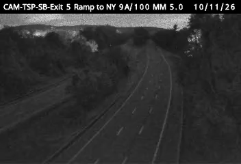 Exit 5 NY9A/100 NB MM 5.0 traffic camera, Westchester County