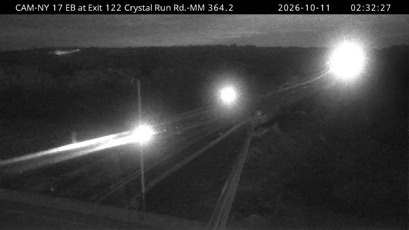 At Exit 122 Crystal Run Rd traffic camera, Orange County