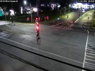NY-59 & Forman Dr/I287 on Ramp traffic camera, Nanuet
