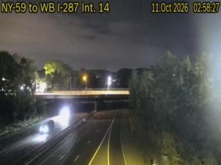 NY-59 & I-287 Exit 14 Ent Rmp traffic camera, Nanuet