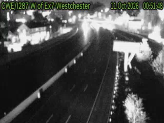 I-287 & WB West of Exit 7 Westchester Mall traffic camera, White Plains