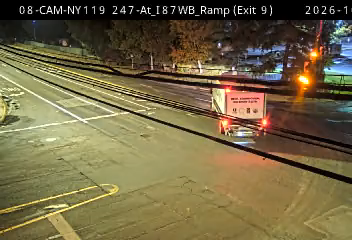 NY-119 & I-87 WB at Ramp (Exit 9) traffic camera, Tarrytown, New York