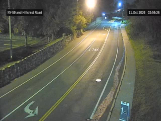 NY-59 & Hillcrest Road traffic camera, Suffern