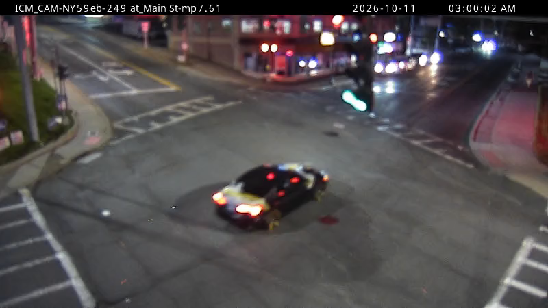 NY-59 & South Main St traffic camera, Spring Valley
