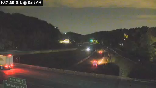 I-87 & Interchange 6A (Ridge Hill) traffic camera, Yonkers