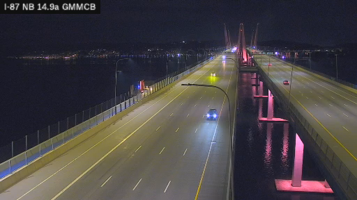 I-87 & NB Gov. Mario M. Cuomo Bridge View 1 MM 14.90 traffic camera