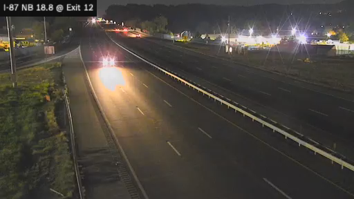 I-87 & Interchange 12 (West Nyack) traffic camera, Valley Cottage