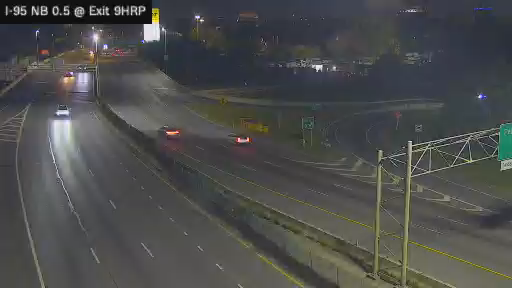 I-95 & Interchange 9 (Hutchinson River Parkway North) traffic camera, Bronx, New York