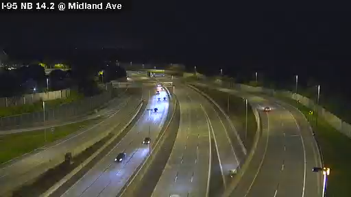 I-95 & I-287 East Bound Ramp to I-95 traffic camera, Rye, New York
