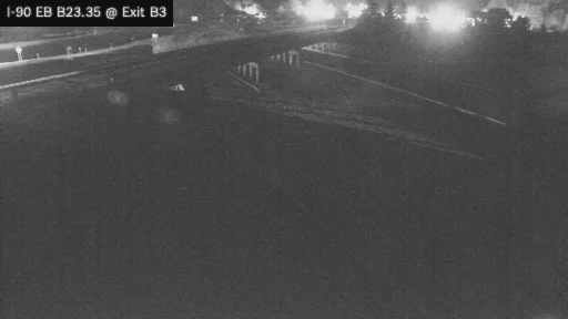I-90 & Interchange B3 (Austerlitz/New Lebanon) traffic camera, Massachusetts