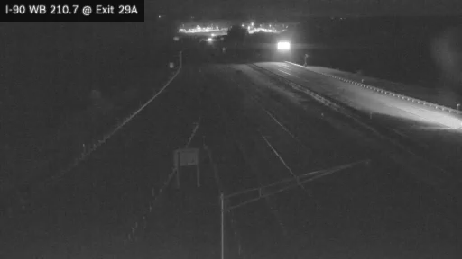 I-90 MP 210.70 WB at Interchange 29A (Little Falls) traffic camera, Herkimer County