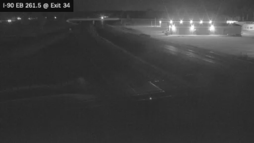 I-90 & Interchange 34 (Canastota) traffic camera, Canastota, New York