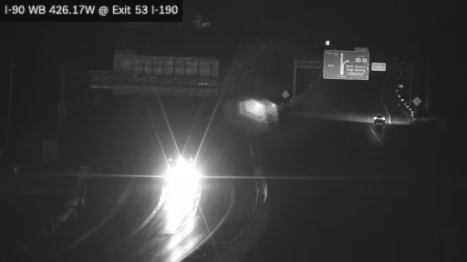 I-90 & Interchange 53 (I-190 Junction) View 2 traffic camera, Cheektowaga, New York