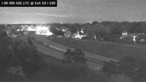 I-90 & Interchange 53 (I-190 Junction) View 1 traffic camera, Cheektowaga, New York