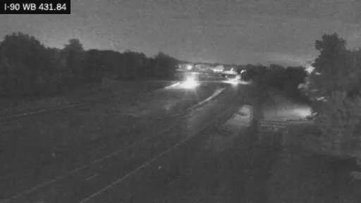 I-90 MP 431.84 WB Between Interchange 56 (Blasdell) and 55 (Lackawanna) traffic camera, Erie County