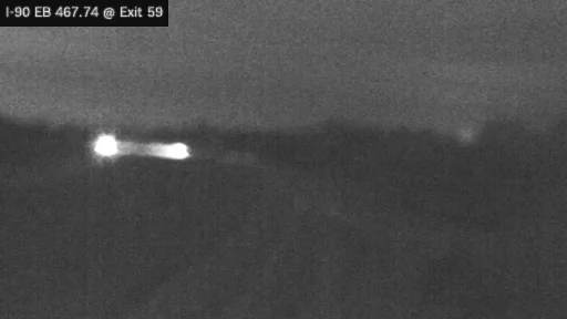 I-90 MP 467.74 EB at Interchange 59 (Dunkirk) traffic camera, Chautauqua County