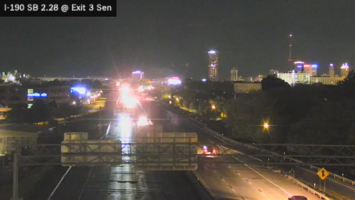 I-190 & Interchange 3 (Seneca Street Route 16) traffic camera, Buffalo