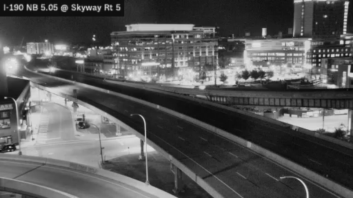 I-190 & Interchange 7 (Route 5 Skyway) traffic camera, Buffalo
