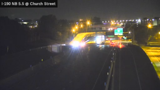 I-190 & Interchange 7 (Church Street) traffic camera, Buffalo