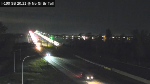 I-190 & the Niagara Toll Gantry (Base of the North Grand Island Bridge) traffic camera