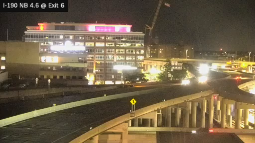 I-190 & Interchange 6 (Elm Street) traffic camera, Buffalo