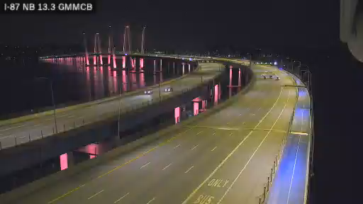 I-87 & NB Gov. Mario M. Cuomo Bridge MM 13.30 traffic camera, Tarrytown