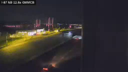 I-87 & NB Gov. Mario M. Cuomo Bridge View 1 MM 12.80 traffic camera, Tarrytown