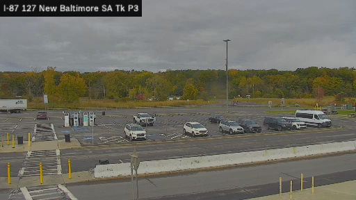 I-87 MP 127.10 SB New Baltimore Service Area Truck Park 3 live webcam