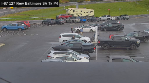 I-87 MP 127.10 SB New Baltimore Service Area Truck Park 4 live webcam
