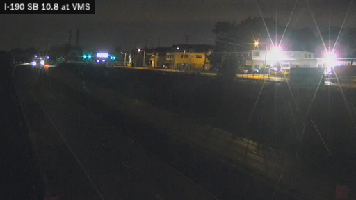 I-190 & SB Between Interchange 14 (Ontario Street) and 15 (Route 324) traffic camera, Tonawanda Town