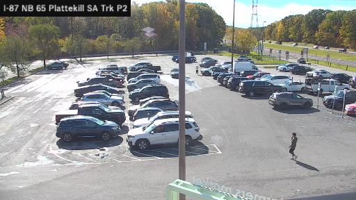 I-90 MP 227.10 WB Plattekill Service Area Truck Park 2 live webcam