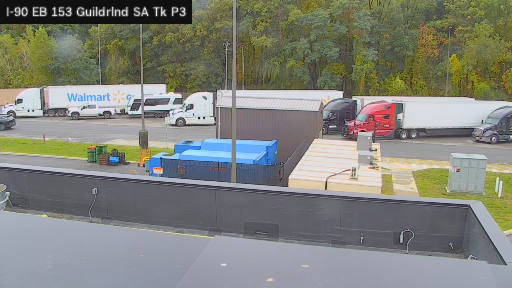I-90 MP 153.00 EB Guilderland Service Area Truck Park 3 live webcam