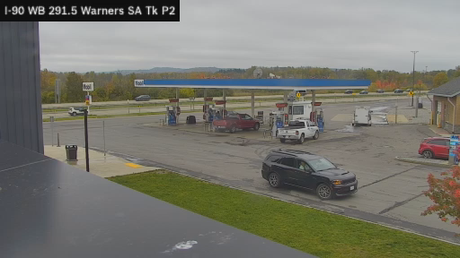 I-90 MP 291.50 WB Warners Service Area Truck Park 2 live webcam